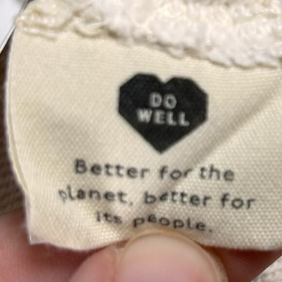 Madewell (Re)sourced Cotton Swing Sweatshirt Women’s Size Small Brown Tan - Picture 3 of 7